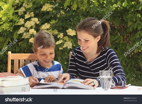 Brother and Sister Learn Together .